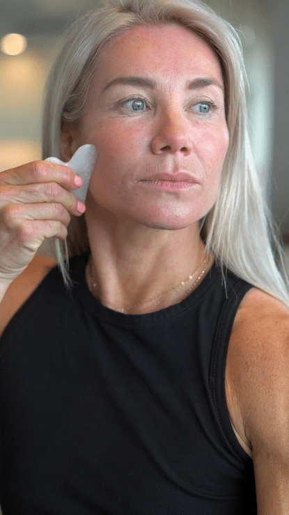 White Jade Gua Sha Facial Stone